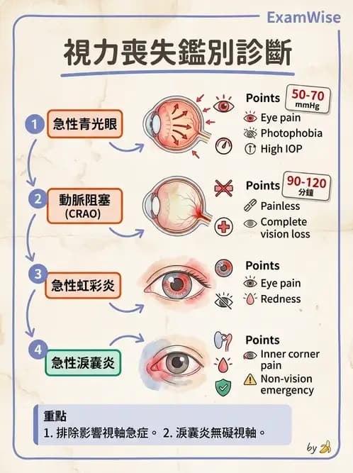 驗光生 - 角膜、結膜與眼前段疾病 - AI 圖文解析預覽