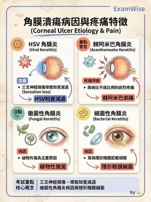 驗光生 - 角膜、結膜與眼前段疾病 - AI 圖文解析預覽