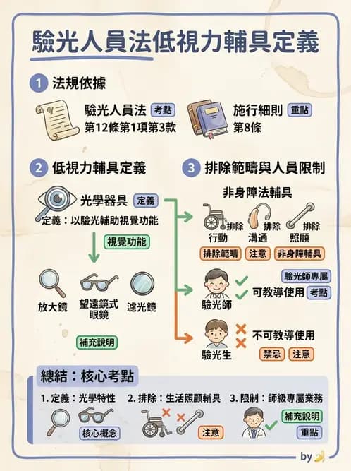 驗光生 - 驗光人員業務範圍與未成年人驗光規定 - AI 圖文解析預覽