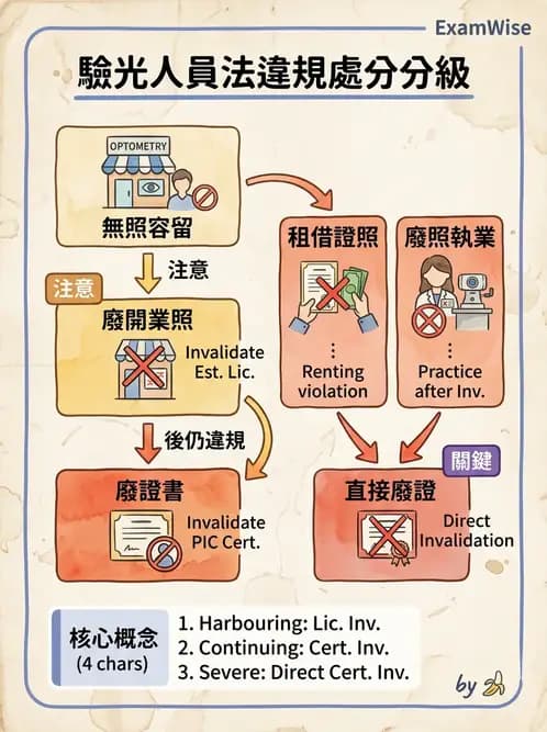 驗光生 - 執業登記、業務規範與違規罰則 - AI 圖文解析預覽