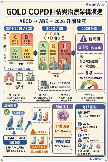 內專 - COPD 穩定期診斷與治療 - AI 圖文解析預覽