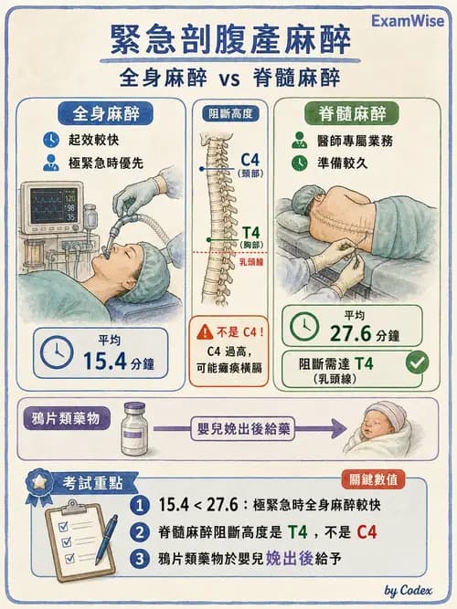 麻醉專護 - 產科麻醉 - AI 圖文解析預覽